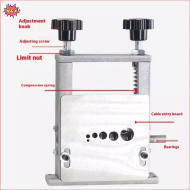 Máy tuốt dây N & X 6 kênh 5 lưỡi – Gọt vỏ, tái chế đồng 3‑17mm, di động, giá 902.400đ 6
