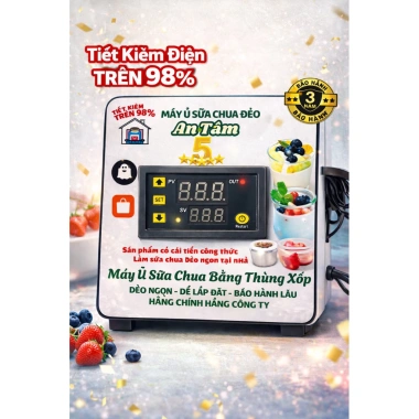 Máy ủ sữa chua thùng xốp bảo hành 3 năm - Giá chỉ 300.000đ, giảm 90.000đ 2