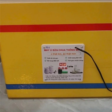 Máy ủ sữa chua thùng xốp cắm điện, bóng đèn, phù hợp VN, Mỹ, Nhật - Giá 320.000₫ 2