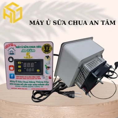 Máy ủ sữa chua thùng xốp - tặng ổ cắm hẹn giờ, làm sữa chua ngon tại nhà, 500k 4