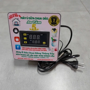Máy ủ sữa chua thùng xốp - tặng ổ cắm hẹn giờ, làm sữa chua ngon tại nhà, 500k 5