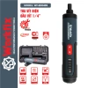 Máy vặn vít pin mini WORKFIX WF-SD405 3 mức tốc độ, lực xoắn 5Nm, kèm 26 phụ kiện, giá ưu đãi 534k