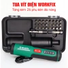 Máy vặn vít pin mini WORKFIX WF-SD405 3 mức tốc độ, lực xoắn 5Nm, kèm 26 phụ kiện, giá ưu đãi 534k 8