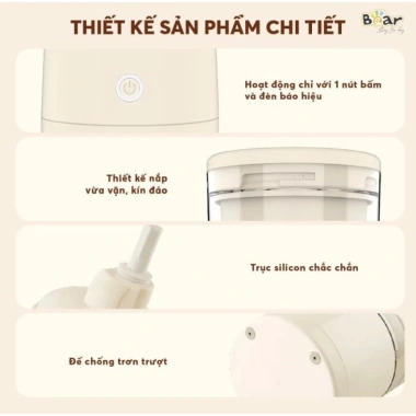Máy vắt cam & ép trái cây Bear ZZJ-F45A5 - Công suất mạnh, giá ưu đãi 975.000đ
