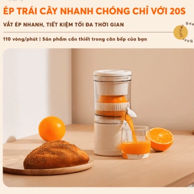 Máy vắt cam & ép trái cây Bear ZZJ-F45A5 - Công suất mạnh, giá ưu đãi 975.000đ