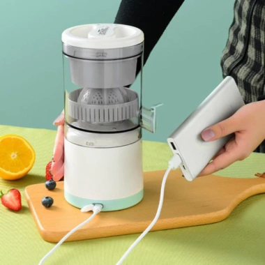 Máy Vắt Cam Tự Động Đa Năng - Ép Hoa Quả Thông Minh, Sạc USB Tiện Lợi, Giá 156k