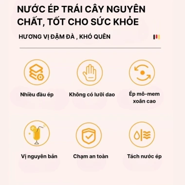 Máy vắt cam tự động SOKANY SK-1.018 - Công suất cao, ép đa năng mọi trái cây, dễ dùng