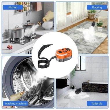 Máy vệ sinh hơi nước 220V 1.500W di động, nhiệt 105°C, xoá vết bẩn lâu ngày - 719.000₫ 4