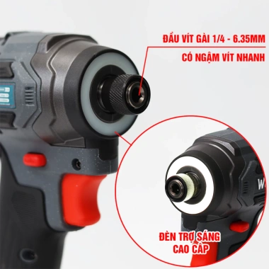 Máy Vít WORKFIX WF-SD280PRO 280N.m 4 Tốc Độ 4 Chế Độ Thông Minh Ưu Đãi 949.000₫ 6