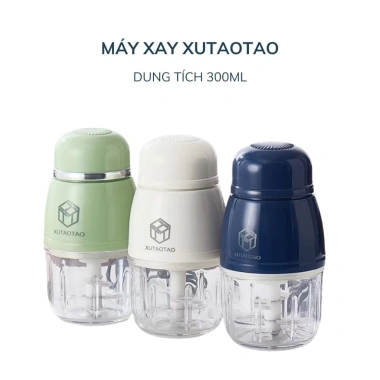 Máy xay ăn dặm 6 lưỡi cối thủy tinh 300ml đa năng cầm tay - Giá ưu đãi 135k Máy xay ăn dặm 6 lưỡi cối thủy tinh 300ml đa năng cầm tay - Giá ưu đãi 135k