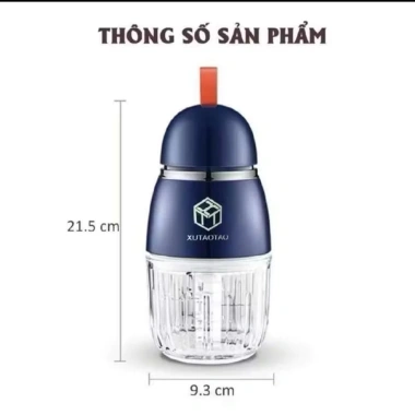 Máy xay ăn dặm 6 lưỡi cối thủy tinh 300ml đa năng cầm tay - Giá ưu đãi 135k