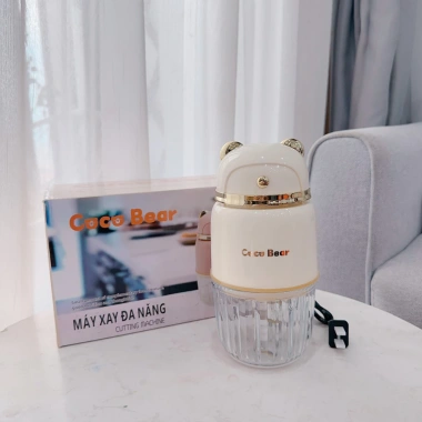 Máy Xay Ăn Dặm 8 Lưỡi Coco Bear Lion Baby - An Toàn, Dễ Dùng, BH 18 Tháng - 309k 5