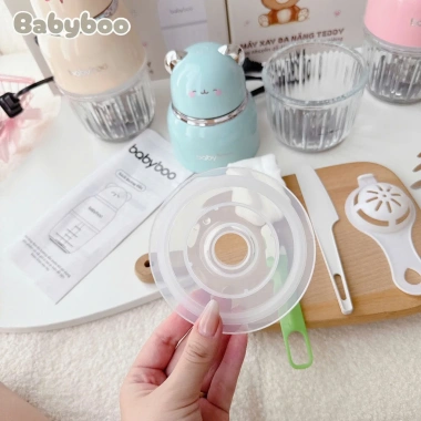 Máy xay ăn dặm Babyboo 11 lưỡi dao 0,3L - Bảo hành 12 tháng, Giá chỉ 313.600₫ 9