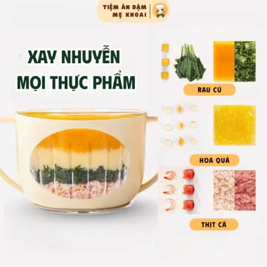 Máy Xay Ăn Dặm Coco Bear 8 Lưỡi - Cối Thủy Tinh 300ml, Xay Thịt, Cháo, Sinh Tố, Rau Củ - Giá 320.000₫ 3