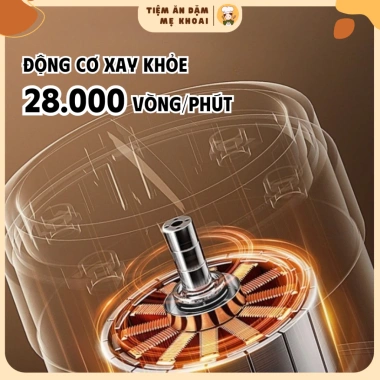 Máy Xay Ăn Dặm Coco Bear 8 Lưỡi - Cối Thủy Tinh 300ml, Xay Thịt, Cháo, Sinh Tố, Rau Củ - Giá 320.000₫ 7