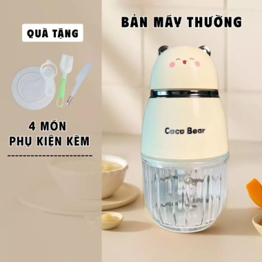 Máy Xay Ăn Dặm Coco Bear 8 Lưỡi - Cối Thủy Tinh 300ml, Xay Thịt, Cháo, Sinh Tố, Rau Củ - Giá 320.000₫ 9