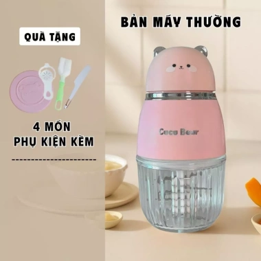Máy Xay Ăn Dặm Coco Bear 8 Lưỡi - Cối Thủy Tinh 300ml, Xay Thịt, Cháo, Sinh Tố, Rau Củ - Giá 320.000₫ 10