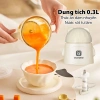 Máy xay ăn dặm Qcooko QO-JR01 250W, lưỡi dao 8 cánh INOX SUS316, motor đồng êm ái - Giá 349.000đ 3