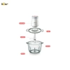 Máy xay Bear QSJ-B02Q1 2L 300W cối thủy tinh, 4 lưỡi dao thép không gỉ - 479.000₫ 2