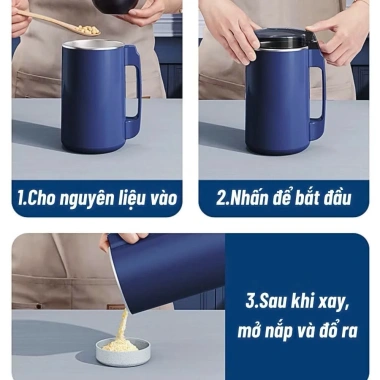 Máy Xay Bột Khô GVQ 300W 8 Lưỡi Dao Đa Năng - Nghiền Đồ Khô, Cà Phê, Ngũ Cốc, Gia Vị 3 Máy Xay Bột Khô GVQ 300W 8 Lưỡi Dao Đa Năng - Nghiền Đồ Khô, Cà Phê, Ngũ Cốc, Gia Vị 3