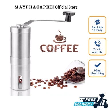 Máy Xay Cà Phê Bằng Tay Mini Mayphacaphe - Điều Chỉnh Độ Mịn Dễ Dàng, Phù Hợp Dùng Tại Nhà