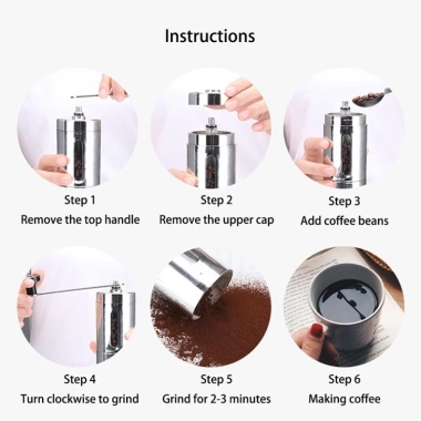 Máy Xay Cà Phê Bằng Tay Mini Mayphacaphe - Điều Chỉnh Độ Mịn Dễ Dàng, Phù Hợp Dùng Tại Nhà 3 Máy Xay Cà Phê Bằng Tay Mini Mayphacaphe - Điều Chỉnh Độ Mịn Dễ Dàng, Phù Hợp Dùng Tại Nhà 3