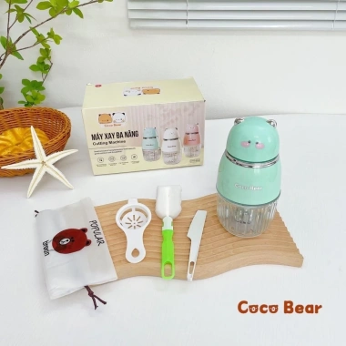 Máy Xay Coco Bear Mimi 8 Lưỡi Dao - Ăn Dặm Nhuyễn Cho Bé, Giá Ưu Đãi 310.000₫