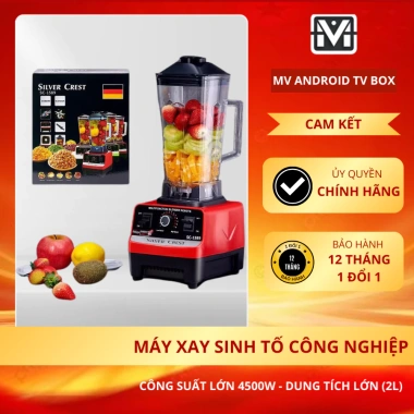 Máy xay công nghiệp Silvr CRERT 4.500W - Động cơ mạnh, giảm giá, chỉ 290.000₫
