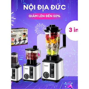 Máy xay đa năng 3 in 1 công nghệ Đức 10.500W 220V X558 - Siêu mạnh, ép trái cây, giảm giá 20% chỉ 925.000₫