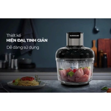 Máy Xay Đa Năng 3S Lazychef 300W Xay thịt 4 lưỡi, cối thủy tinh 600ml, giá 389k 6