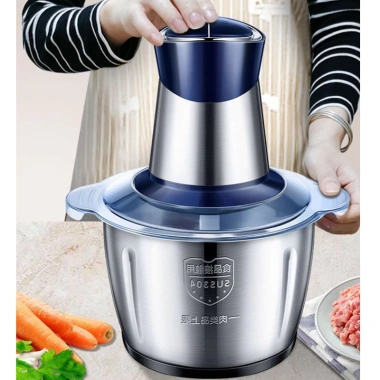 Máy xay đa năng NLSHOP 2L inox 4 lưỡi dao thép không gỉ - Xay A‑Z, giá 145k (nhật bản)