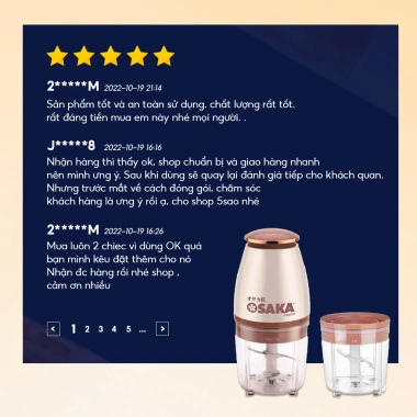 Máy Xay Đa Năng Osaka Nhật Bản - Cầm Tay, Xay Thịt, Giá Ưu Đãi 169.500đ 6