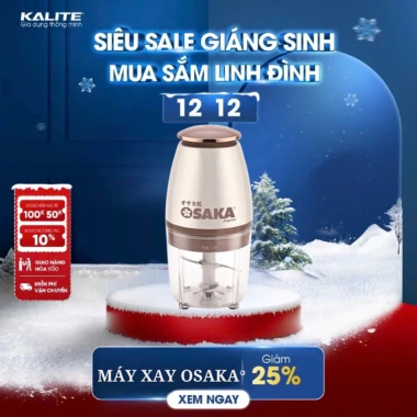 Máy Xay Đa Năng Osaka Nhật Bản - Sinh Tố, Thịt, Lưỡi Dao Không Gỉ, Bảo Hành 1 Năm, 129.000 VND
