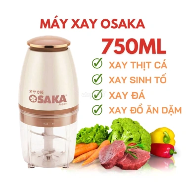 Máy Xay Đa Năng Osaka Nhật Bản – Xay Sinh Tố, Thịt, Đồ Ăn Nhỏ, Lưỡi Dao Lớn Không Gỉ, Giá Ưu Đãi 128k 3