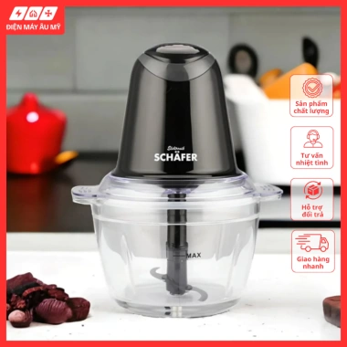 Máy Xay Đa Năng Schafer 74.168 1L 500W - Cối Thủy Tinh, 2 Tốc Độ, Lưỡi Inox, Hàng Đức, Giá Ưu Đãi 1.044.000₫ Máy Xay Đa Năng Schafer 74.168 1L 500W - Cối Thủy Tinh, 2 Tốc Độ, Lưỡi Inox, Hàng Đức, Giá Ưu Đãi 1.044.000₫