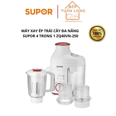 Máy xay ép SUPOR 4 trong 1 ZQ40VN-250 - xay rau củ, sinh tố, 895.000, bảo hành 1 năm