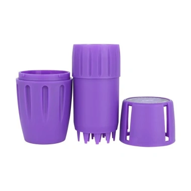 Máy xay gia vị 2 trong 1 chống rò rỉ, lưu trữ tiện lợi, hộp nhựa di động 8.1x4.5cm