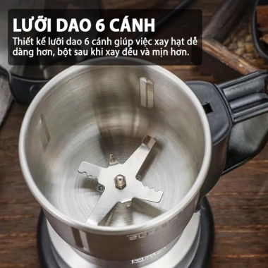 Máy Xay Hạt Khô 300W 8 Lưỡi Dao Đa Năng - Siêu Mịn, Giá Ưu Đãi 145k (YATASMART)
