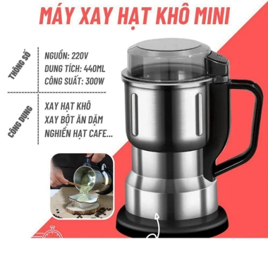 Máy Xay Hạt Khô 300W Thép Không Gỉ 6 Lưỡi - Giá ưu đãi 139.000 VND 6