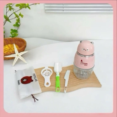 Máy Xay Mini LionBaby Nhỏ Gọn, Tiện Lợi, Dễ Tháo Lắp - Giá 202.500₫ Giảm 3