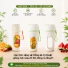 Máy Xay Mini Sinh Tố Cầm Tay 340ml 8 Lưỡi, Dung Tích Tiện Lợi, Nghiền Đá, Dễ Di Chuyển - 208.000 VND 4