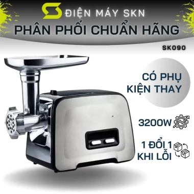 Máy xay, nhồi, nghiền thịt SOKANY SK090 3.200W - Lạp xưởng, xúc xích tiện dụng, giảm giá