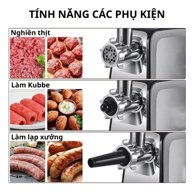 Máy xay, nhồi, nghiền thịt SOKANY SK090 3.200W - Lạp xưởng, xúc xích tiện dụng, giảm giá