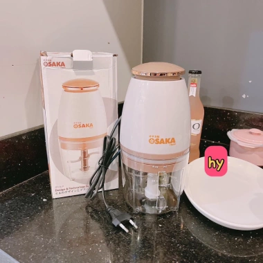 Máy xay Osaka nắp đồng đa năng mini nhỏ gọn xay thịt cá rau củ tiện lợi Bình Võ