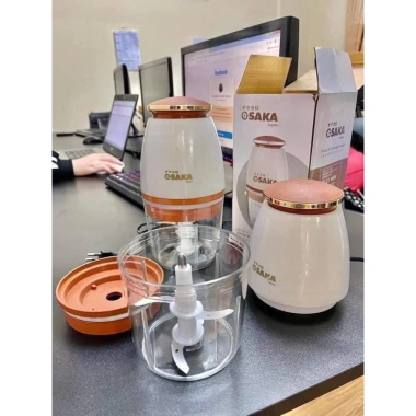Máy xay Osaka nắp đồng đa năng mini nhỏ gọn xay thịt cá rau củ tiện lợi Bình Võ