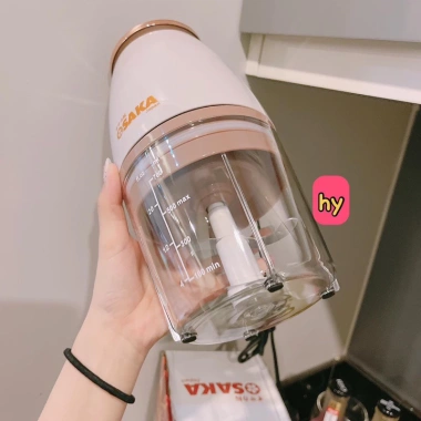 Máy xay Osaka nắp đồng đa năng mini nhỏ gọn xay thịt cá rau củ tiện lợi Bình Võ