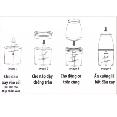 Máy Xay Osaka Nắp Đồng - Xay Nhỏ, Đa Năng, Giá Rẻ 88.200 VND Khuyến Mãi Đặc Biệt