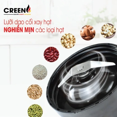 Máy xay sinh tố 2 cối CREEN CR-BL2.450 450W - Đa năng, bảo hành 12 tháng, 599k