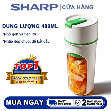 Máy xay sinh tố 480ml cây cốc uống trực tiếp, bảo hành 24 tháng, giá 290.000 VND