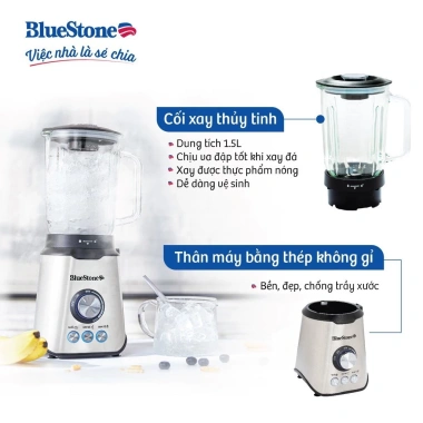 Máy Xay Sinh Tố BlueStone BLB-5.339 800W 1.5L - Hàng chính hãng, Bảo hành 24 tháng, Giá ưu đãi 1,295,227₫